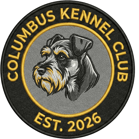 Columbus Kennel Club patch logo, Est. 2026